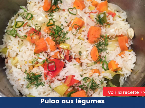 Pulao aux légumes